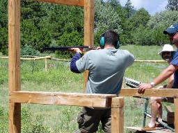 Shotgun shooting at Harlan